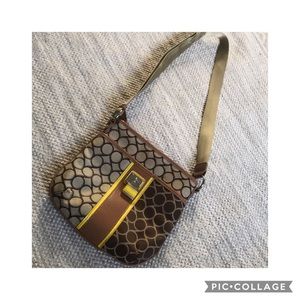 Nine West Monogram Multicolor Crossbody Purse